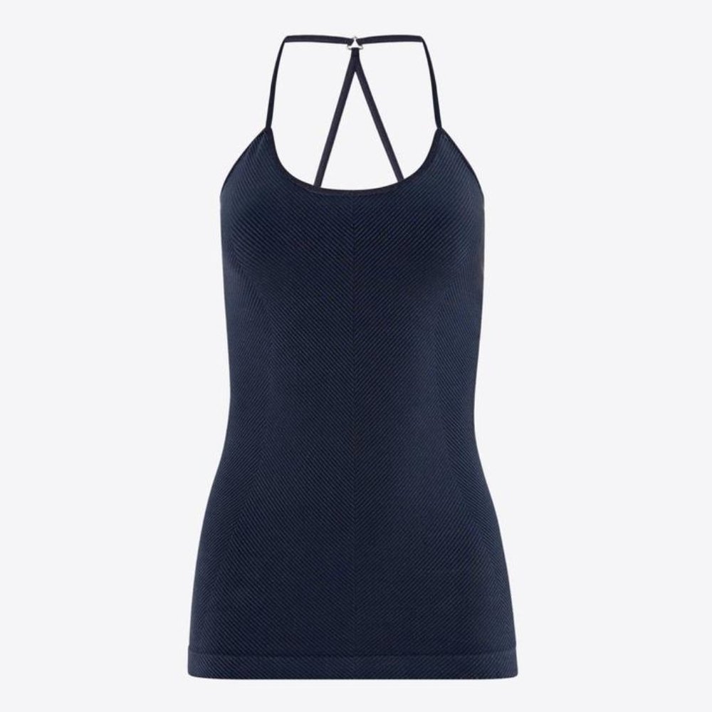 VYAYAMA STRATA CUPRO SEAMLESS STRAPPY TANK